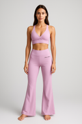 Pilates Princess Apparel • Soft Flare Leggings in Bubblegum Pink